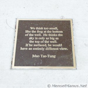 Mao Tse-Tung Plaque