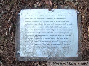Informational Plaque on ground