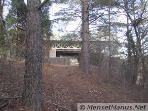 Overlook Building from trail