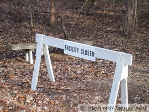 Entrance to dirt trail