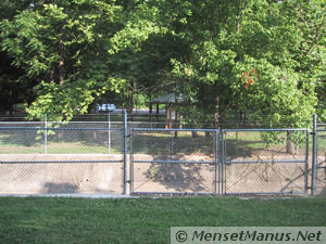 Ensor Sink Natural Area Park Across Drainage Culvert