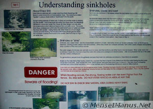 Ensor Sink Natural Area Sign 2