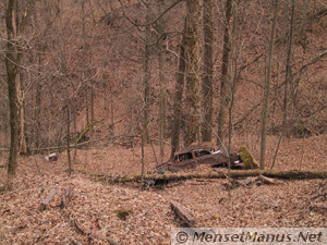 Old Car Down Hill