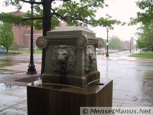 Purdue Stone Lions' Fountain