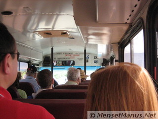 Bus ride to McDonald Ranch