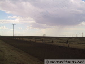 Wind Turbine Windmills, Wind Power Plant, White Deer, Texas