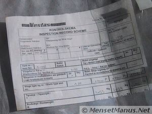 Vestas Shipping Label Vestas Shipping Label